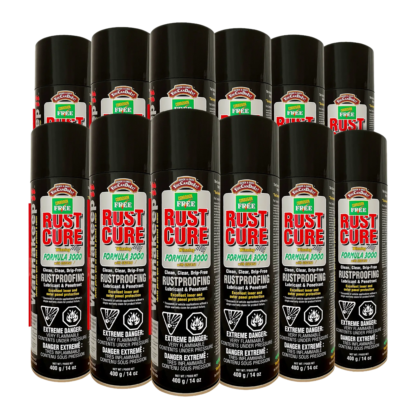 Rust Cure Formula 3000 Aerosol Cans