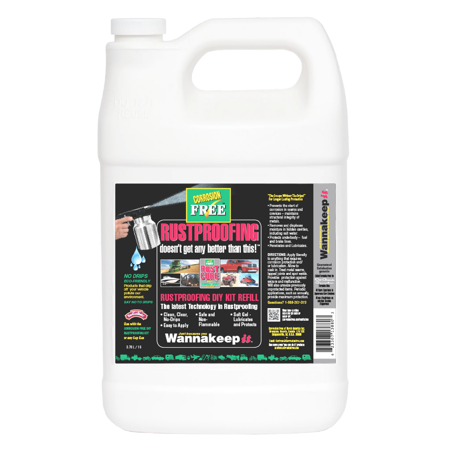 RUST CURE Formula 3000 Jug — 3.78 L / 1 US gal