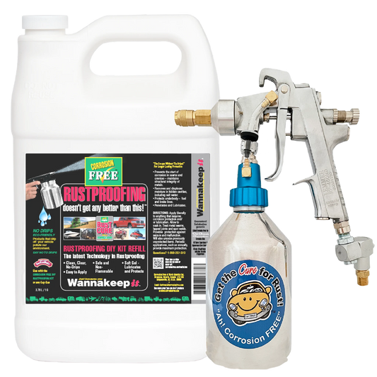 RUST CURE Formula 3000 Jug — 3.78 L / 1 US gal with DIY Deluxe RP-460HD Gun