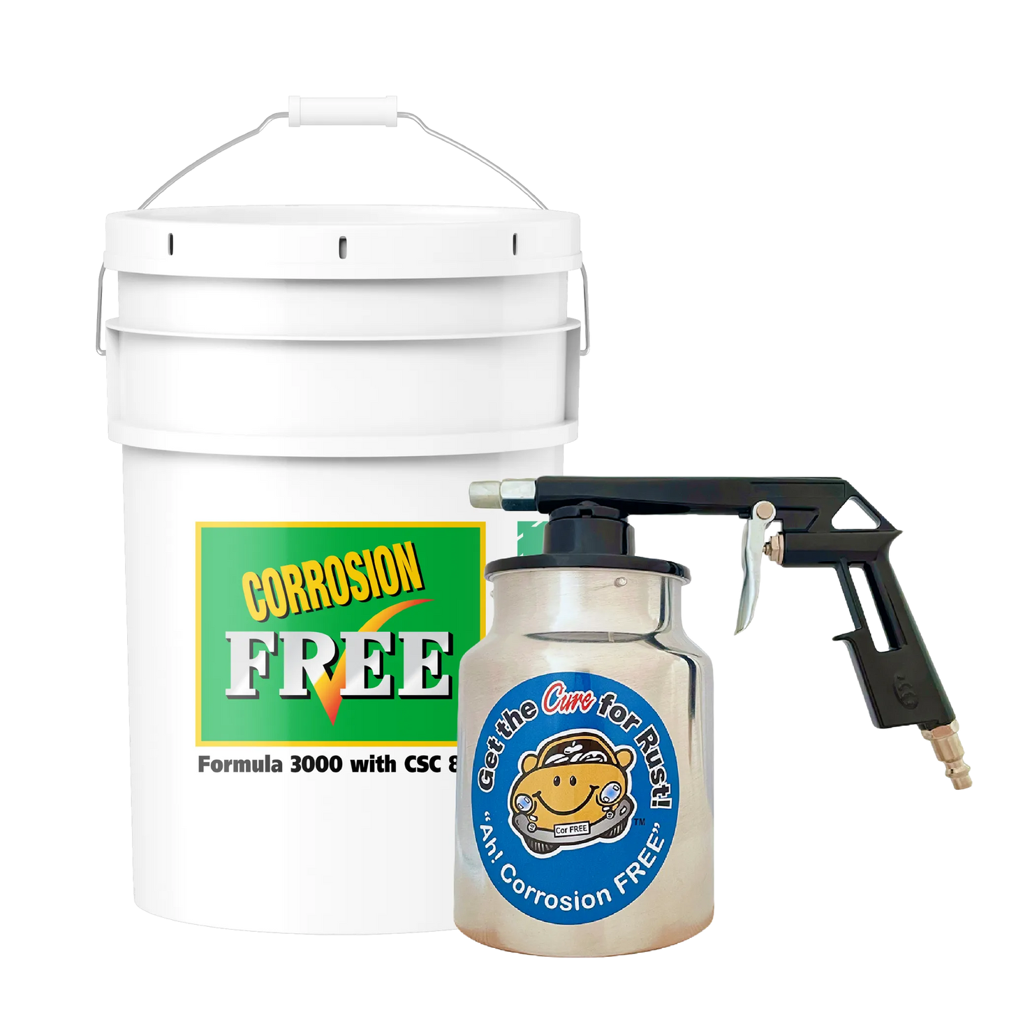 Rust Cure Formula 3000 Pail with DIY Gun